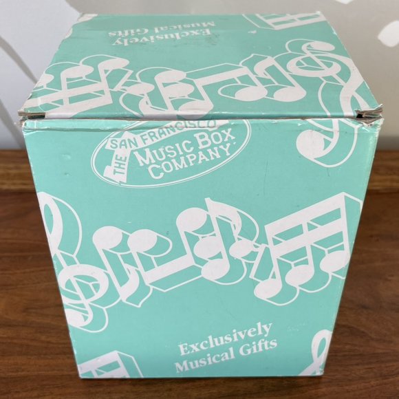 San Francisco Music Box Company Reading Dinosaur Glitter Snow Globe 1993 Books - Picture 12 of 14